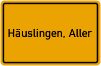 City Sign Häuslingen, Aller