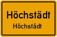 Prinz-Eugen-Straße in HöchstädtHöchstädt