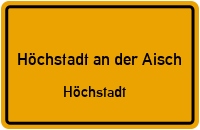 Pilsener Straße in 91315 Höchstadt an der Aisch (Höchstadt)