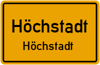 Andreasstraße in HöchstadtHöchstadt