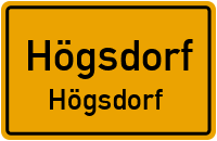 Alte Dorfstraße in HögsdorfHögsdorf