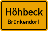 Dorfstraße in HöhbeckBrünkendorf