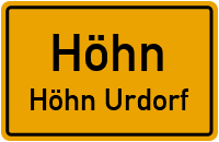 Anwendersweg in HöhnHöhn Urdorf