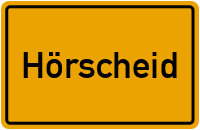 Kirchenweg in Hörscheid