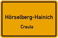 Berkaer Straße in Hörselberg-HainichCraula