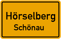 Straßen in Hörselberg Schönau