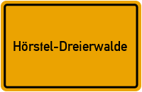City Sign Hörstel-Dreierwalde