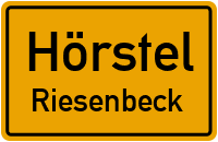 Riehenweg in 48477 Hörstel (Riesenbeck)