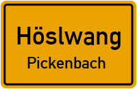 Pickenbach in HöslwangPickenbach