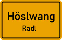 Radl in HöslwangRadl
