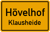 Geiergasse in 33161 Hövelhof (Klausheide)