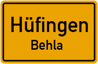 Römerstraße in HüfingenBehla