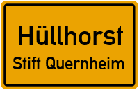 Stiftsfeldstraße in HüllhorstStift Quernheim