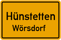 Hohe Straße in HünstettenWörsdorf