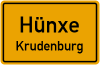 Straßen in Hünxe Krudenburg