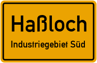 August-Becker-Straße in HaßlochIndustriegebiet Süd
