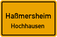 Hauptstraße in HaßmersheimHochhausen