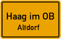 Angerweg in Haag im OBAltdorf