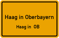 Kunigundenweg in Haag in OberbayernHaag in OB
