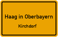 Straßen in Haag in Oberbayern Kirchdorf