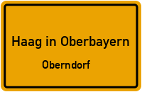 Oberholzweg in Haag in OberbayernOberndorf