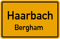 Straßenverzeichnis Haarbach Bergham