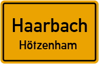 Straßenverzeichnis Haarbach Hötzenham