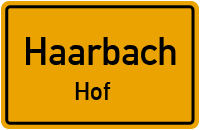 Straßenverzeichnis Haarbach Hof