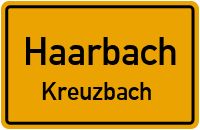 Straßenverzeichnis Haarbach Kreuzbach