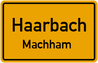Straßenverzeichnis Haarbach Machham