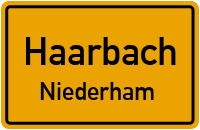 Straßenverzeichnis Haarbach Niederham