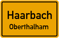 Straßenverzeichnis Haarbach Oberthalham