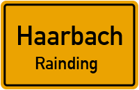 Straßenverzeichnis Haarbach Rainding