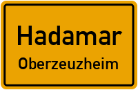 Straßenverzeichnis Hadamar Oberzeuzheim