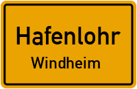 Dorfstraße in HafenlohrWindheim