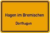 Weißenbergsweg in Hagen im BremischenDorfhagen