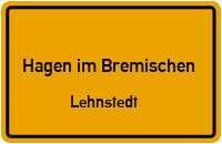 Lehnstedter Straße in 27628 Hagen im Bremischen (Lehnstedt)