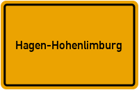 Ortsschild Hagen-Hohenlimburg