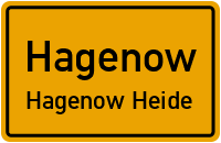 Querweg in HagenowHagenow Heide