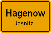 Bahnhofstraße in HagenowJasnitz