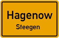Hagenower Straße in 19230 Hagenow (Steegen)