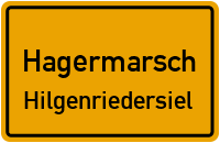 Deichstraße in HagermarschHilgenriedersiel