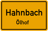 Straßenverzeichnis Hahnbach Ölhof