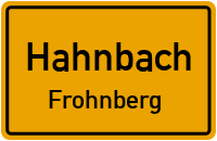 Frohnberg in HahnbachFrohnberg