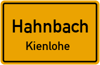 Straßenverzeichnis Hahnbach Kienlohe