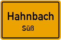 Süßer Höhe in HahnbachSüß