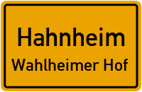 Wahlheimer Hof in HahnheimWahlheimer Hof