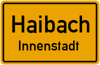Burgstraße in HaibachInnenstadt