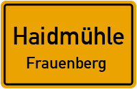 Kanalstraße in HaidmühleFrauenberg