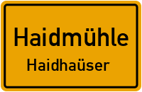 Kirchbergstraße in HaidmühleHaidhaüser